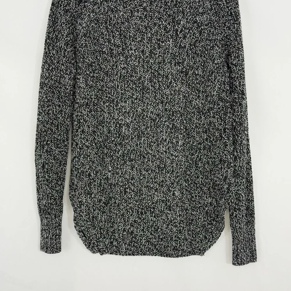 urban outfitters silence + noise black marled turtleneck sweater Small